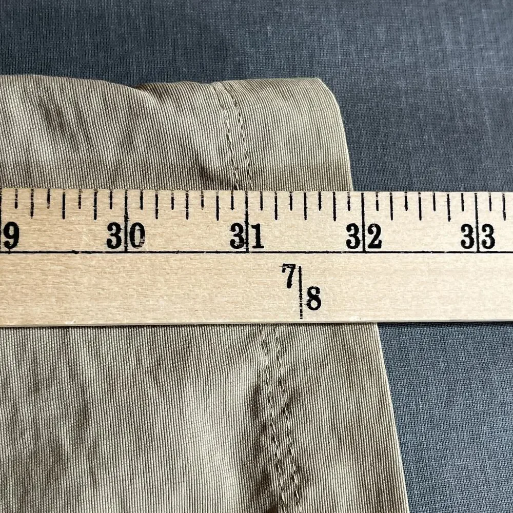 The North Face Pants Mens Size 40 Beige Khaki Nylon Outdoor‎ Hiking Pockets